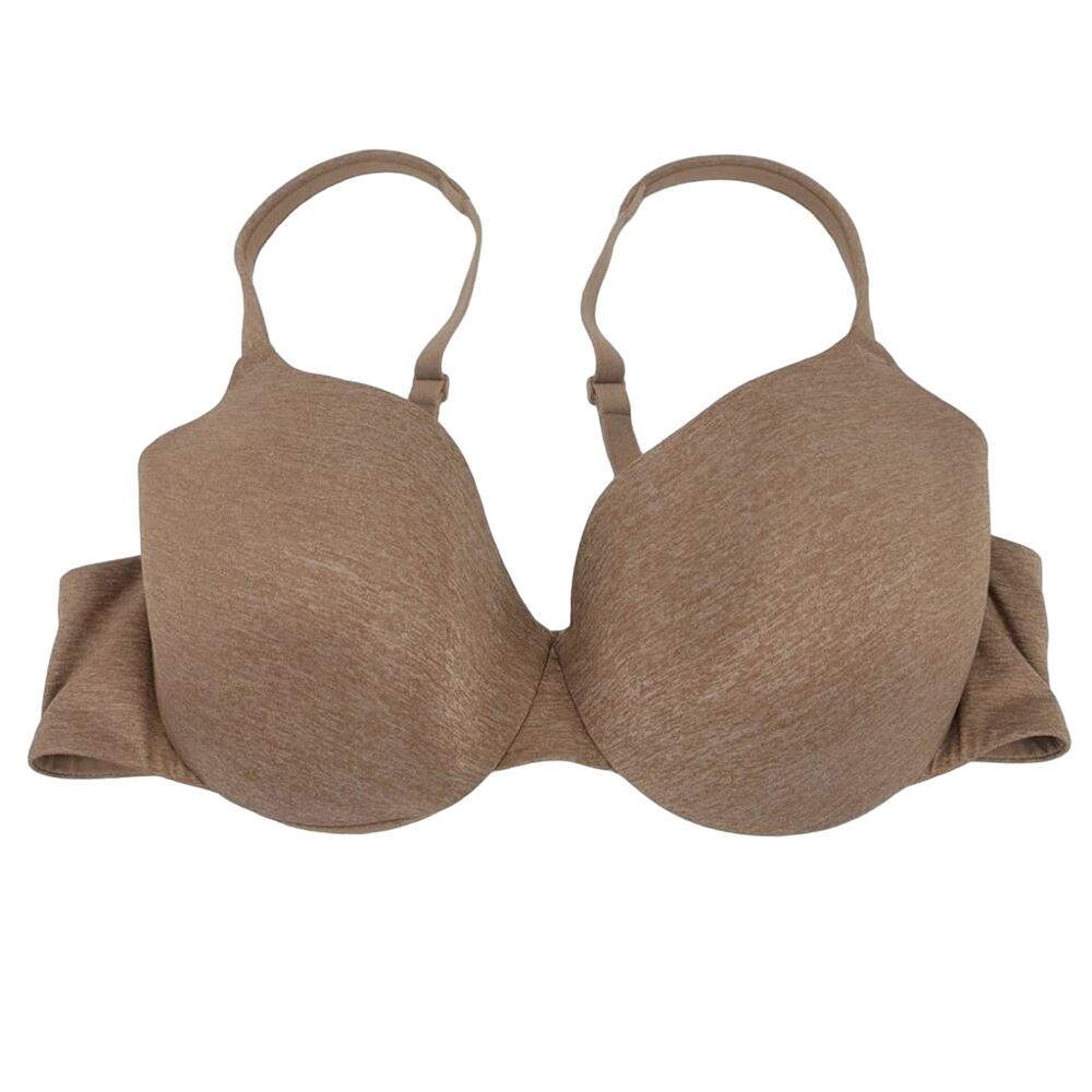 Cacique True Embrace Underwire Full Coverage T-Shirt Bra Nude Brown Size 42D